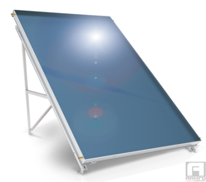 Слънчев панел-колектор Елдом, с алуминиев оребрен абсорбер, 2.5кв.м.
