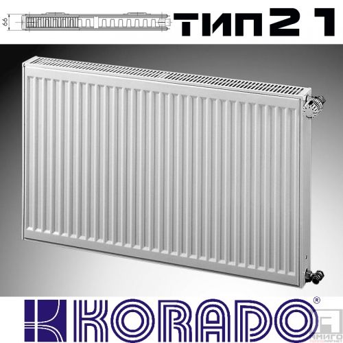 KORADO Radik, panel steel radiator type 21, 900x1800 - 4044W