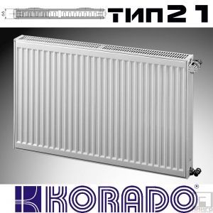 KORADO Radik, panel steel radiator type 21, 400x1800 - 2148W ΔT60