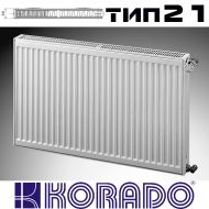 KORADO Radik, panel steel radiator type 21, 500x500 - 711 W
