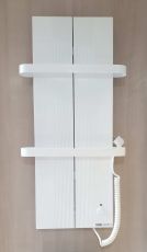 Towel rail radiator Thermostyle Sofia white 800x400 - 400W