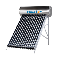Thermosyphon system Sunstar SS-HE 165L, inox