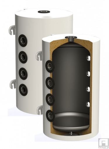 Buffer tank for heat pump Sunsystem PSM 30 l, unenameled