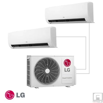 Мулти сплит система LG RM2U15.U18 + RMN09.NSJ + RMN09.NSJ, 16000 BTU, Wi Fi