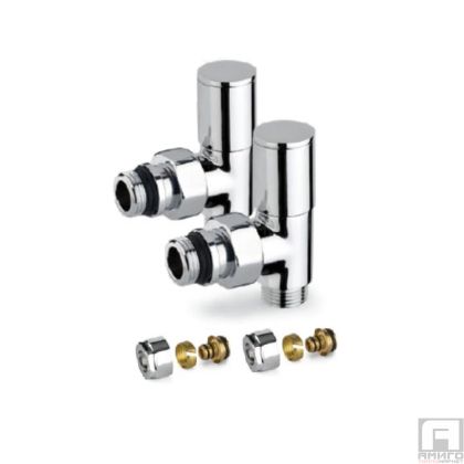 Комплект дизайнерски вентили за радиатори / лири APM