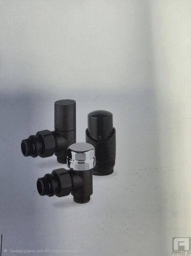 Комплект дизайнерски вентили с терморегулатор за радиатори / лири APM