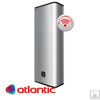 Електрически бойлер Atlantic Vertigo Steatite Silver Wi-Fi 100