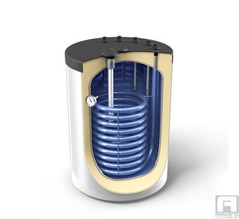 Single coil water heater Tesy 160l.