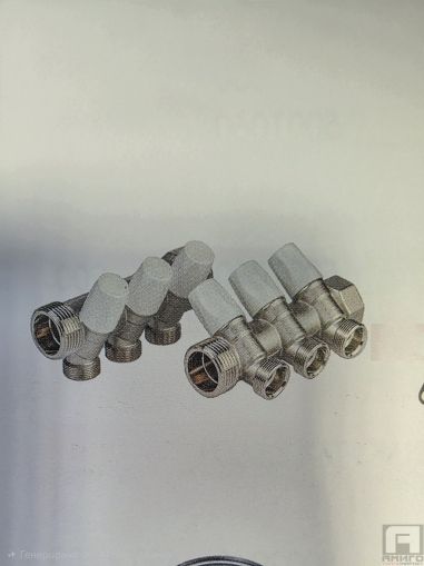 Щампован колектор с вентили Fornara 1" x 24*19