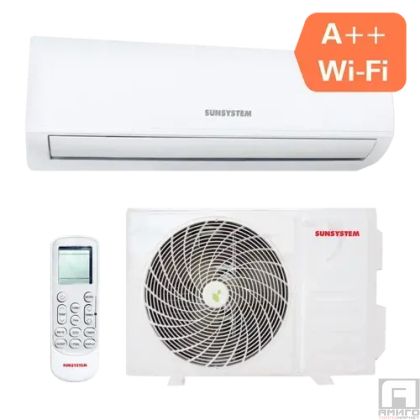 Инверторен климатик Sunsystem 24OC-HSD, 24000 BTU, Wi Fi