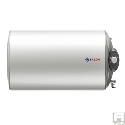 Eldom 80l., 3kW, horizontal, enameled, right