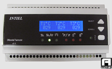 DT-3.3 Intiel Програмируем диференциален термостат за две помпи