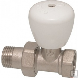 Valve Straight for a Radiator