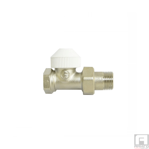 Valve for a Radiator - Straight for a Thermoregulator 1/2x1/2