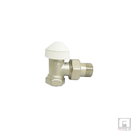 Valve for a Radiator - Angular for a Thermoregulator 1/2x1/2