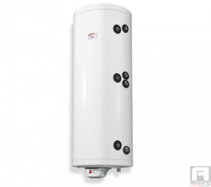 Warmwasserbereiter Eldom 150l., mit zwei Wärmetauschern, rostfrei