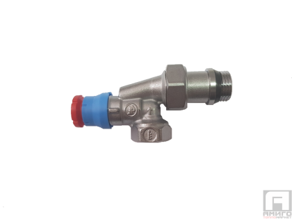 Straight thermostatic valve - 1/2 Lux