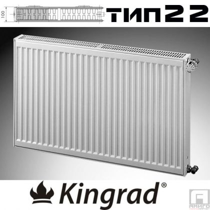 KORADO Kingrad, panel steel radiator type 22, 900x900 - 2370 W ΔT60