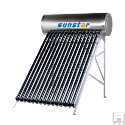Thermosyphon system Sunstar SS-HE 165L, inox