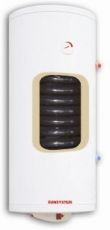 Water heater with serpentine 80l., 3kW, enameled, small diameter,right