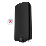 Бойлер Елдом Галант 80 литра, двупозиционен монтаж, 3.3 kW, черен мат, Wi Fi