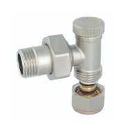 Secret Valve for a Radiator - Angular with an Adaptor 1/2x16*2