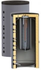 Бойлер Sunsystem 600л., 6kW, за битова гореща вода + буферен съд , емайлиран
