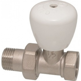 Valve Straight for a Radiator