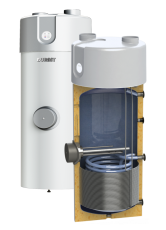 Thermopump water heater with single coil Sunsystem 300l. TDА-S , enameled